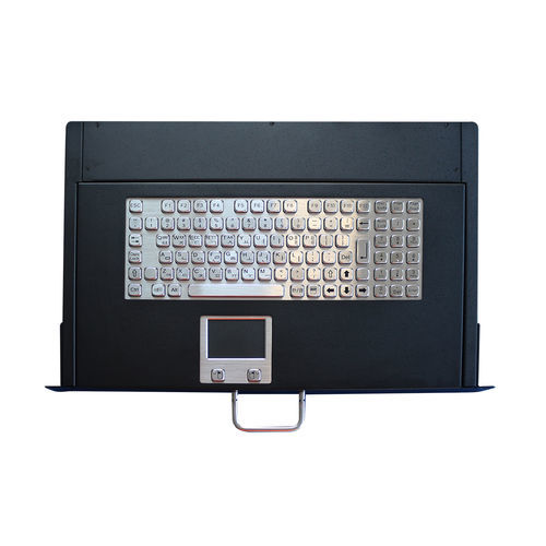Teclado montado en rack-cajón - K-TEK-A320KP-FN-A83TP - Key Technology China Limited - con tecla Fn / con ratón integrado de 2 teclas / 99 teclas
