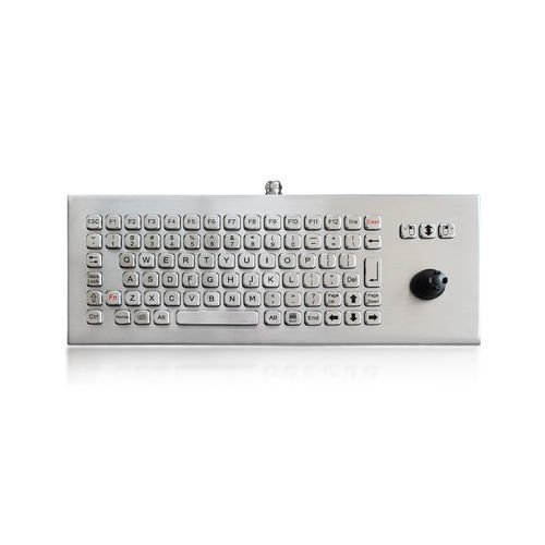 Teclado de mesa - K-TEK-A361-JS-FN-DT-DWP - Key Technology China Limited - con tecla Fn / con ratón integrado de 3 teclas / 86 teclas