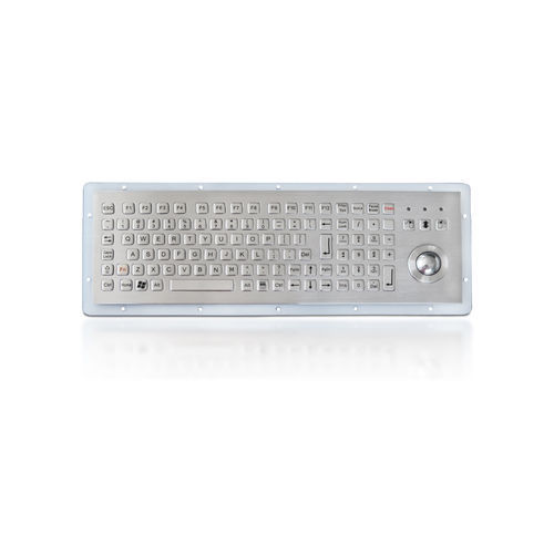 Teclado empotrable - K-TEK-B312-OTB-KP-FN-DWP - Key Technology China Limited - con tecla Fn / con ratón integrado de 3 teclas / 107 teclas