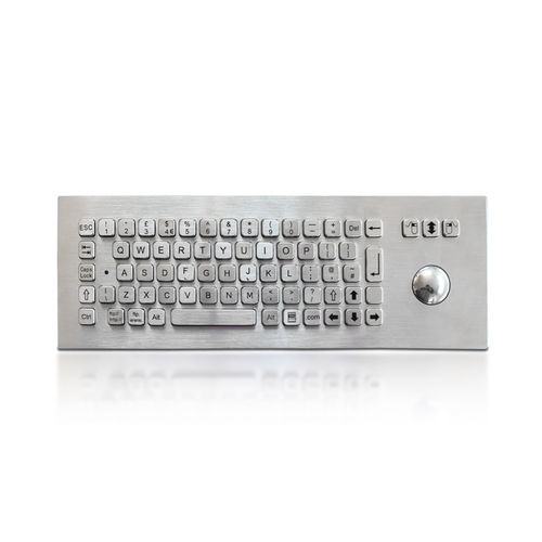 Teclado empotrable - K-TEK-A361-MTB-DWP - Key Technology China Limited - de tecla mecánica / con ratón integrado de 3 teclas / 71 teclas