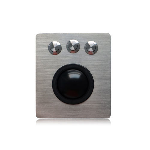 Trackball mecánico - K-TEK-B100-50-MTB - Key Technology China Limited - empotrable / 2 inch (50 mm) / USB