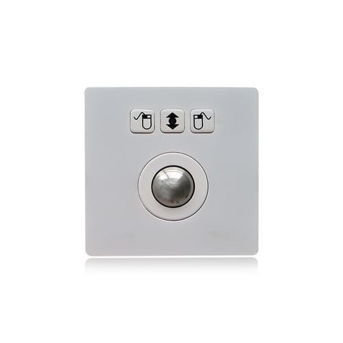 Trackball óptico - K-TKE-B88-25-OTB-DWP - Key Technology China Limited - empotrable / 1 inch (25 mm) / USB