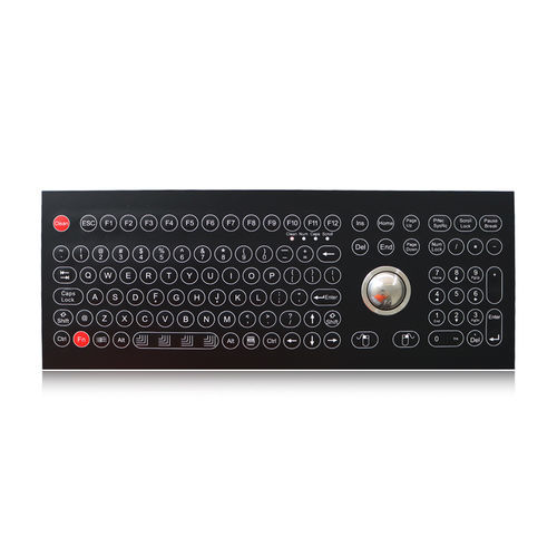 Teclado empotrable - K-TEK-D410-OTB-KP-FN - Key Technology China Limited - de tecla mecánica / de membrana / con tecla Fn