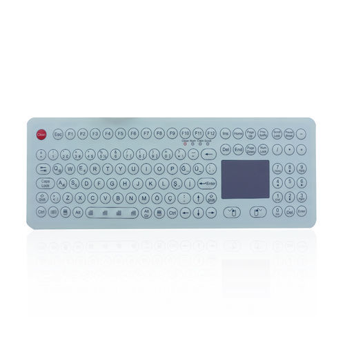 Teclado empotrable - K-TEK-D399TP-KP-FN - Key Technology China Limited - de tecla mecánica / de membrana / con tecla Fn