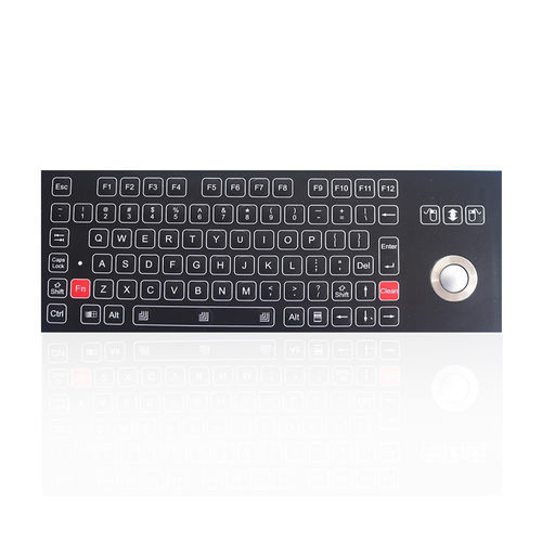 Teclado empotrable - K-TEK-D343-25-OTB-FN - Key Technology China Limited - de tecla mecánica / de membrana / con tecla Fn