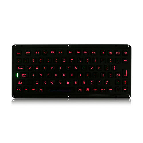 Teclado empotrable - K-TEK-M298-FN-BL-BT - Key Technology China Limited - con tecla Fn / 82 teclas / industrial