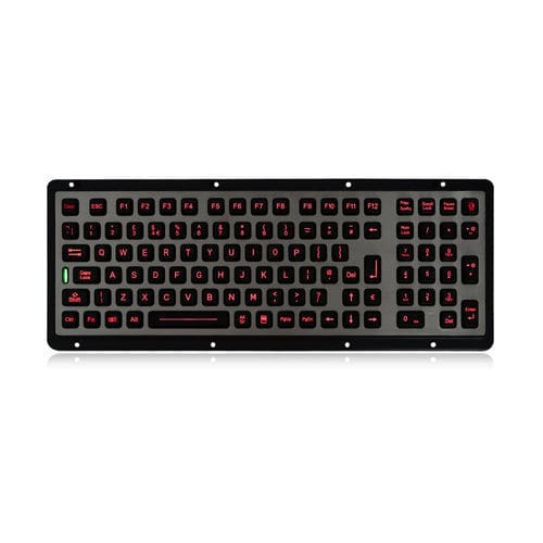 Teclado empotrable - K-TEK-M398KP-FN-BL - Key Technology China Limited - con tecla Fn / 103 teclas / industrial