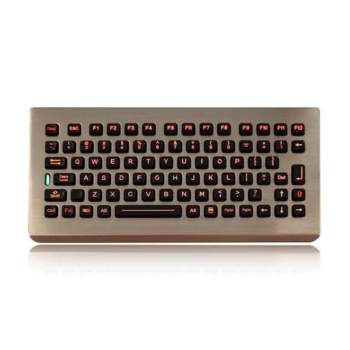 Teclado de mesa - K-TEK-M298-FN-DT-BL - Key Technology China Limited - con tecla Fn / 82 teclas / industrial