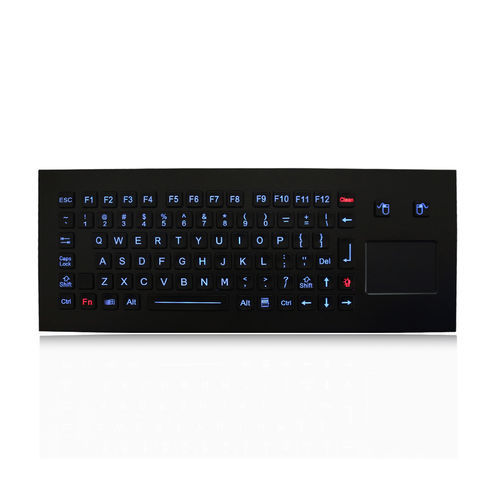 Teclado empotrable - K-TEK-M361TP-FN-BL-BT-DWP - Key Technology China Limited - con tecla Fn / con ratón integrado de 2 teclas / 84 teclas