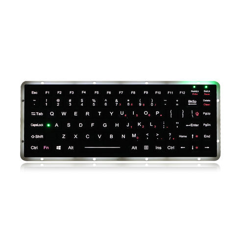 Teclado empotrable - K-TEK-M270-FN-BL-ML-DWP - Key Technology China Limited - de tecla mecánica / 86 teclas / con tecla Fn