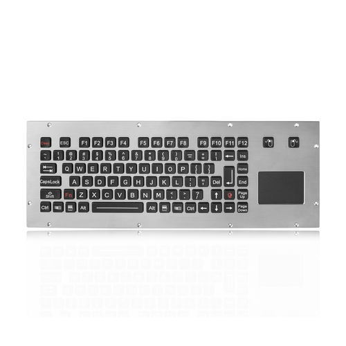Teclado empotrable - K-TEK-M390TP-FN-BL-ML-EMC-DWP - Key Technology China Limited - con tecla Fn / con ratón integrado de 2 teclas / 89 teclas