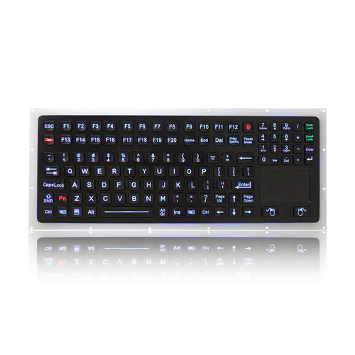 Teclado empotrable - K-TEK-M360TP-KP-FN-BL-BT-DWP - Key Technology China Limited - con tecla Fn / con ratón integrado de 2 teclas / 116 teclas