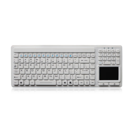 Teclado con alfombrilla táctil - K-TEK-M347TP-KP-FN-DT - Key Technology China Limited - de mesa / de tecla mecánica / con tecla Fn
