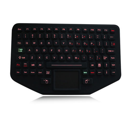 Teclado de mesa - K-TEK-M275TP-FN-BL-IL-FDT - Key Technology China Limited - de tecla mecánica / con tecla Fn / con ratón integrado de 2 teclas
