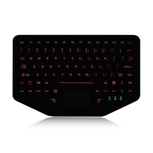 Teclado de mesa - K-TEK-M275TP-FN-BL-NV-151B-FDT - Key Technology China Limited - de tecla mecánica / con tecla Fn / con ratón integrado de 2 teclas