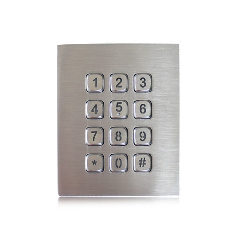 Teclado numérico 12 teclas - K-TEK-A88KP-DT-DWP  - Key Technology China Limited - benchtop / de metal / de acero inoxidable
