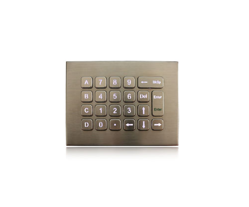 Teclado numérico 22 teclas - K-TEK-B140KP-BL-NV-151B-DT-DWP - Key Technology China Limited - benchtop / de acero inoxidable pulido / USB