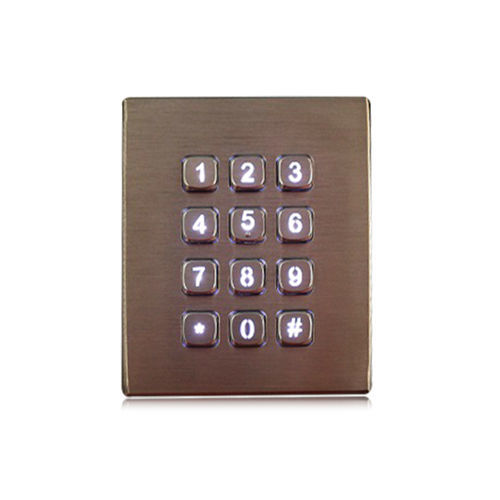 Teclado numérico 12 teclas - K-TEK-A88KP-BL-DT-DWP - Key Technology China Limited - benchtop / de acero inoxidable / RS-232