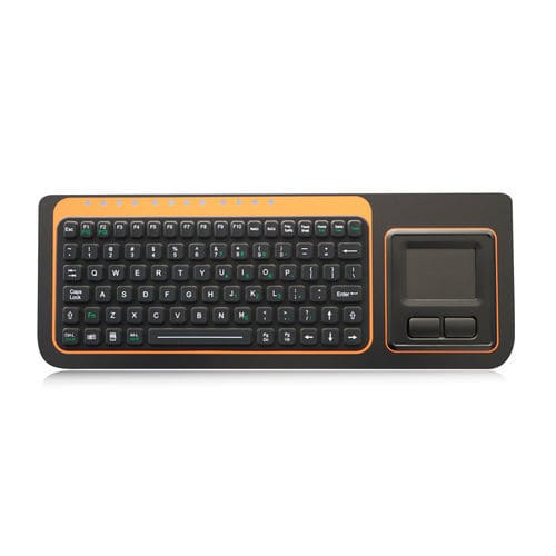 Teclado empotrable - K-TEK-M418TP-FN-BL-ML-OEM - Key Technology China Limited - de tecla mecánica / con tecla Fn / con ratón integrado de 2 teclas