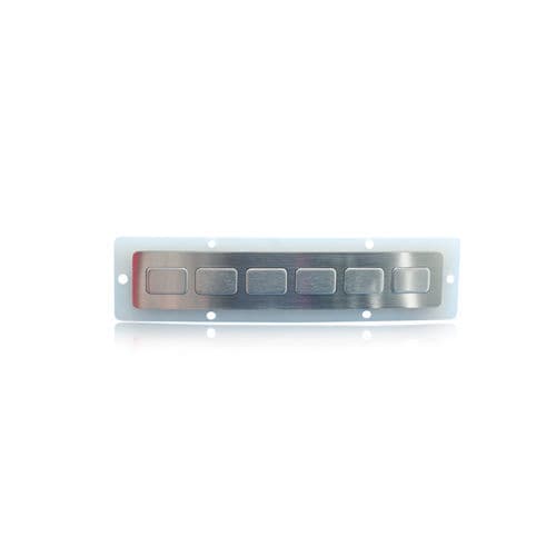 Teclado numérico 6 teclas - K-TEK-B160FK-6-AC-DWP - Key Technology China Limited - empotrable / de acero inoxidable / IP65