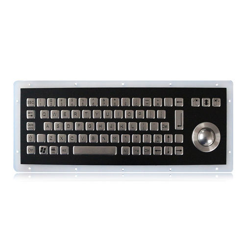 Teclado empotrable - K-TEK-B255-25-OTB-BT-UT-DWP - Key Technology China Limited - 71 teclas / con trackball / para terminal público y terminal Internet