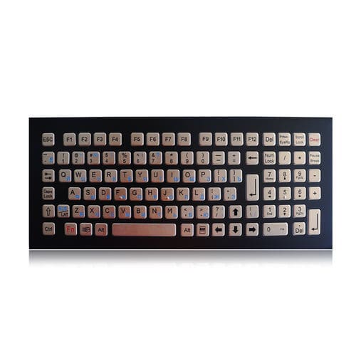 Teclado empotrable - K-TEK-B340KP-FN-BT-DWP - Key Technology China Limited - con tecla Fn / 99 teclas / para terminal público y terminal Internet