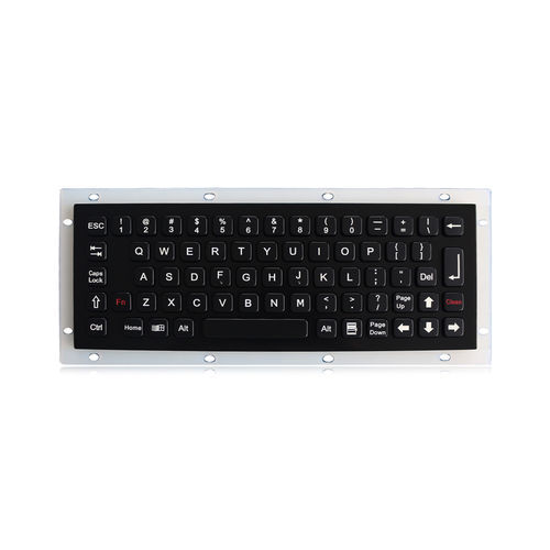 Teclado empotrable - K-TEK-A272-BT-DWP - Key Technology China Limited - 68 teclas / para máquina expendedora / industrial