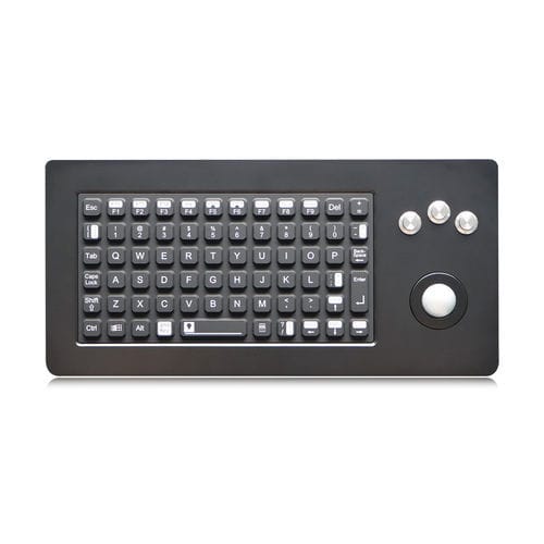 Teclado empotrable - K-TEK-M280-OTB-FN-ML-BT-DWP - Key Technology China Limited - con tecla Fn / con ratón integrado de 3 teclas / con trackball