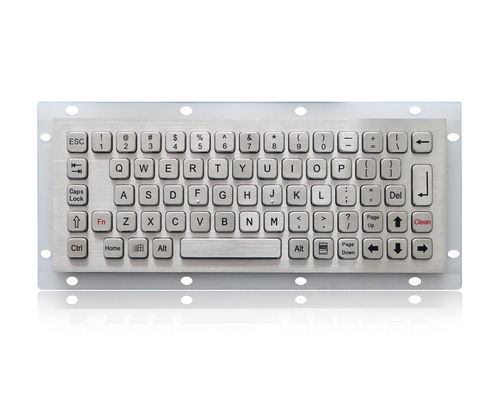 Teclado empotrable - K-TEK-A272-DWP - Key Technology China Limited - con tecla Fn / 68 teclas / industrial