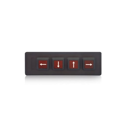 Teclado numérico de control - K-TEK-M32FK-4-AC-BL - Key Technology China Limited - 4 teclas / empotrable / de caucho de silicona