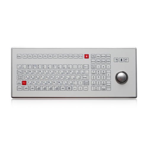 Teclado empotrable - K-TEK-D410-OTB-KP-FN-SW-EP - Key Technology China Limited - con microinterruptor / de membrana / con tecla Fn