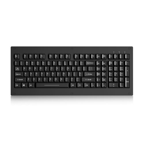 Teclado empotrable - K-TEK-M418KP-FN-BL-MA-NV-151B - Key Technology China Limited - de tecla mecánica / con tecla Fn / 107 teclas