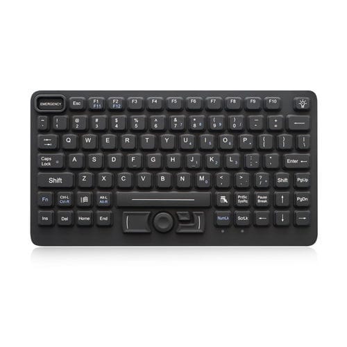 Teclado empotrable - K-TEK-M282-DHP-FN-BL-NV-151B-JC - Key Technology China Limited - con microinterruptor / con tecla Fn / con ratón integrado de 3 teclas