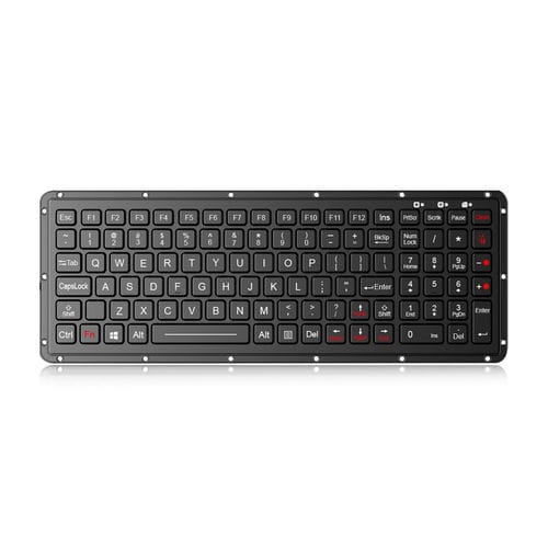 Teclado empotrable - K-TEK-M315KP-FN-BL-NV-151B - Key Technology China Limited - de tecla mecánica / con tecla Fn / 102 teclas
