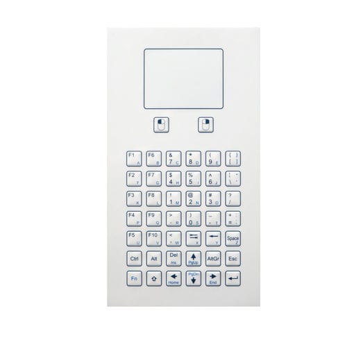 Teclado numérico con ratón integrado de 2 teclas - K-TEK-D125TP-KP-FN-SW - Key Technology China Limited - 44 teclas / empotrable / de membrana