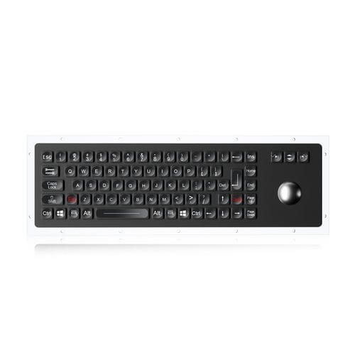 Teclado empotrable -  K-TEK-M380-OTB-BT-IL-DWP - Key Technology China Limited - de tecla mecánica / con ratón integrado de 3 teclas / 76 teclas