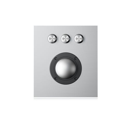 Trackball óptico - K-TEK-B107-OTB-AVR-DWP - Key Technology China Limited - empotrable / 38 mm / USB