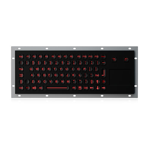 Teclado empotrable - K-TEK-M343TP-FN-BL-BT-DWP - Key Technology China Limited - de tecla mecánica / con tecla Fn / con ratón integrado de 2 teclas
