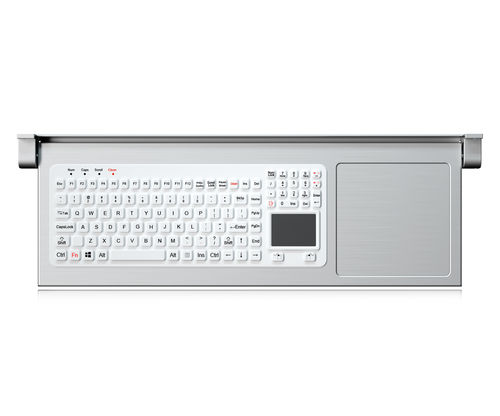 Teclado de tecla mecánica - K-TEK-M560TP-KP-FN-BL-SDT-SS - Key Technology China Limited - con ratón integrado de 2 teclas / 110 teclas / con alfombrilla táctil