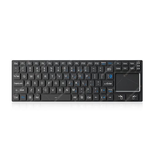 Teclado empotrable - K-TEK-V340TP-FN-BL-FC-SC-ML-DWP - Key Technology China Limited - con interruptores de tijera / con ratón integrado de 2 teclas / 88 teclas