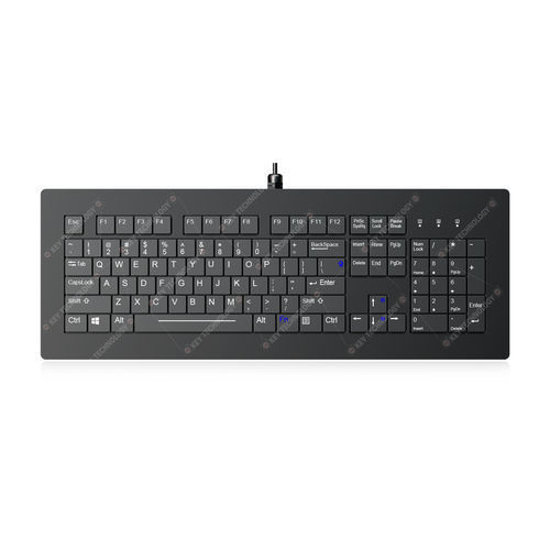 Teclado de mesa - K-TEK-V440KP-FN-BL-SC-DT - Key Technology China Limited - con interruptores de tijera / con tecla Fn / 104 teclas