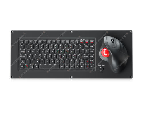 Teclado empotrable - K-TEK-M430-170-OTB-FN-BL-ML+KVM - Key Technology China Limited - de tecla mecánica / con ratón integrado de 3 teclas / 87 teclas