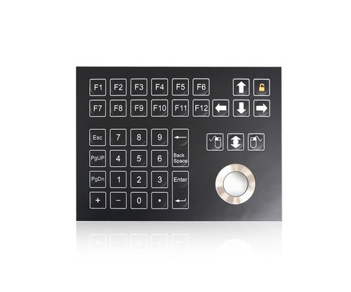 Teclado numérico con tecla Fn - K-TEK-D185-OTB-KP-SW - Key Technology China Limited - con ratón integrado de 3 teclas / empotrable / de membrana