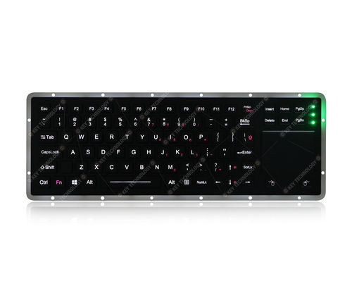 Teclado empotrable - K-TEK-M327TP-FN-BL-IT-ML-DWP - Key Technology China Limited - de tecla mecánica / 88 teclas / para la industria de transporte