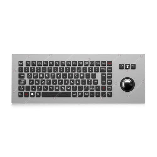 Teclado empotrable - K-TEK-M390-MTB-FN-BL-ML-DWP - Key Technology China Limited - de tecla mecánica / con ratón integrado de 3 teclas / 92 teclas