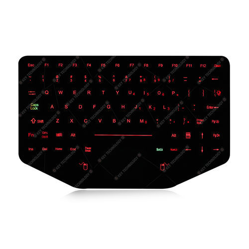 Teclado empotrable - K-TEK-M275TP-FN-BL-ML-EMC-OEM - Key Technology China Limited - de tecla mecánica / con tecla Fn / con ratón integrado de 2 teclas