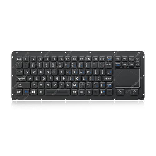 Teclado empotrable - K-TEK-M315TP-FN-BL-FC-KC-ML - Key Technology China Limited - de tecla mecánica / con ratón integrado de 2 teclas / con tecla Fn