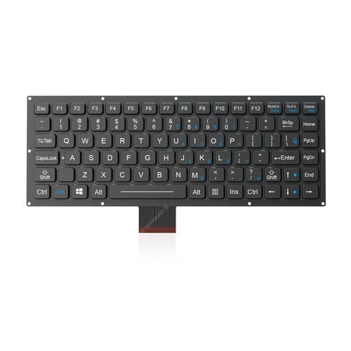 Teclado empotrable - K-TEK-M280-FN-BL-FC-KC-DM - Key Technology China Limited - de tecla mecánica / con tecla Fn / 87 teclas