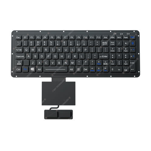 Teclado empotrable - K-TEK-M315KP-FN-BL-FC-KC+TP85-DML+2K - Key Technology China Limited - de tecla mecánica / con ratón integrado de 2 teclas / 102 teclas