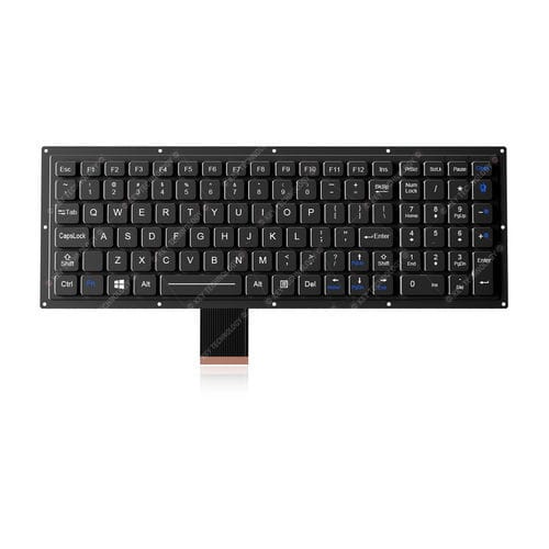 Teclado empotrable - K-TEK-M340KP-FN-BL-FC-KC-DM - Key Technology China Limited - de tecla mecánica / 102 teclas / para la industria de transporte